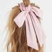 Urban Outfitters Accessories | 3/$10 Uo Darling Draped Bow Scrunchie | Color: Pink/White | Size: Os