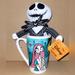 Disney Kitchen | Jack Skellington Nightmare Before Christmas Halloween Plush In A Mug Set | Color: Black/White | Size: Os