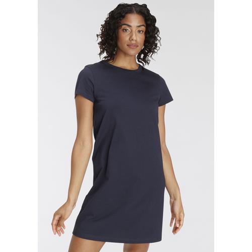 Shirtkleid FLASHLIGHTS Gr. 32/34, N-Gr, blau (marine) Damen Kleider Freizeitkleider
