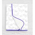 Pam Grace Creations Butterflies & Dragonflies Baby Blanket, Purple