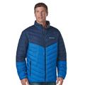 Columbia Men's Eddie Gorge Jacket (Size XXL) Bright Indigo/Collegiate navy, Polyester,Synthetic