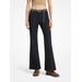 Michael Kors Stretch Denim Belted Flared Jeans Blue 0