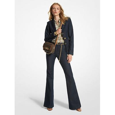 Michael Kors Stretch Denim Blazer Blue 2