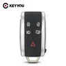 KEYYOU – coque de clé intelligente pour Jaguar 5 boutons pour Jaguar X XF XK XKR 2007 2008 2009