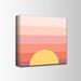 R2H Modern Golden Sol by Stefanie Bales - Graphic Art Metal in Orange/Pink/Red | 40 H x 40 W x 1 D in | Wayfair SB015-GWC4040