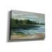 Red Barrel Studio® 'Lake Afternoon Stillness' By Silvia Vassileva, Canvas Wall Art, 40"X26" Canvas, Wood in Green | 26 H x 40 W x 1.5 D in | Wayfair