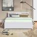 Red Barrel Studio® Queen Solid Wood Platform Bed Wood in White | 33.46 H x 63.85 W x 84.68 D in | Wayfair 92835A961F45443AB497E00EDE111113