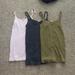 J. Crew Tops | J Crew Layering Tank Tops Spaghetti Straps Tank | Color: Green/Pink | Size: S