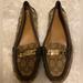 Coach Shoes | Coach Brown And Cream Loafers | Color: Brown/Cream | Size: 7