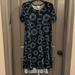 Lularoe Dresses | Lularoe Carly Size Small Dress | Color: Black/Blue | Size: S