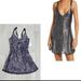 Free People Dresses | Free People Gold Rush Silver Gray Sequin Mini Dress | Color: Gray/Silver | Size: S