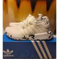 Adidas Shoes | Adidas Mens Originals Nmd R1 Boost Sneakers White Speckled Oreo Gz4307 Size 13 | Color: White | Size: 13