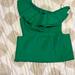 J. Crew Dresses | Jcrew Green Off The Shoulder Dress 8p | Color: Green | Size: 8p