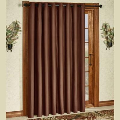 Paramount Grommet Patio Panel, 100 x 84, Chocolate