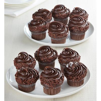 1-800-Flowers Food Delivery Jumbo Chocolate Cupcakes 12 Count