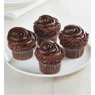 1-800-Flowers Food Delivery Jumbo Chocolate Cupcakes 4 Count | Happiness Delivered To Their Door