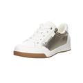 ara Damen ROM Sneaker, Weiss,Platin, 38 EU