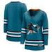 Women's Fanatics Branded Teal San Jose Sharks Home Breakaway Jersey