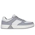 Skechers Men's Mark Nason: Alpha Cup - Tavin Sneaker | Size 13.0 | Gray/White | Leather/Textile