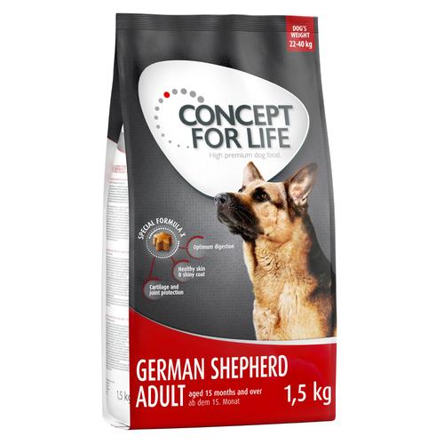 Concept for Life Deutscher Schäferhund Adult - 4 x 1,5 kg