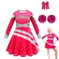 Costume de Princesse Zombie 3 Addison pour Fille Déguisement d'Halloween Robe de Pom-Pom Girl +