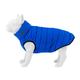 Hugo & Hudson Reversible Dog Puffer Jacket Coat - Blue & Navy - L55