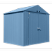 Arrow Elite Steel Storage Shed 8x6 Blue Grey