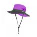 Summer Outdoor Beach Fishing Hat for Kids Girls Beach Sun Hats Sun Protection Mesh Hat Wide Brim Ponytail Bucket Cap