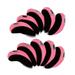 10Pcs Golf Irons Head Cover Set Sleeve for Fairway Woods Headcovers with Transparent View Windows Protective Covers Wedges for Accessories black and pink