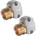 Garden Hose Repair Fittings. Zinc and Aluminum Male Hose End Water Hose Repair Connector. 2 Pack