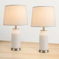 Modern Table Lamps Set of 2 Transitional Table Lamp for Living Room Contemporary Ceramic Table Lamp for Bedroom Nightstand Hotel