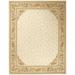 Aubusson Weave 973175 5 x 8 ft. Rennes Flat Woven Area Rug Ivory & Ivory