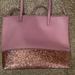 Kate Spade Bags | Kate Spade Pink Sparkle Glitter Greta Court Zip Tote Purse Bag | Color: Pink | Size: Os