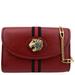 Gucci Bags | Gucci Rajah Small Web Leather Shoulder Bag Red | Color: Red | Size: Os