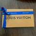 Louis Vuitton Accessories | Louis Vuitton Gift Card Box With Ribbon | Color: Blue/Gold | Size: 10x6x1