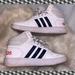 Adidas Shoes | Adidas Mens Hoops 2.0 Fw4478 White Basketball Shoes Sneakers Size 7.5 | Color: Black/White | Size: 7.5