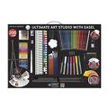 Daler-Rowney Simply Complete 200-Piece Art Painting and Drawing Set with Acrylic, Pastels, Sketching Pencils, Watercolour, Painting Pads, Brushes and more