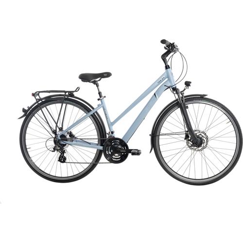 Trekkingrad SIGN Fahrräder Gr. 48 cm, 28 Zoll (71,12 cm), grau Trekkingräder für Damen
