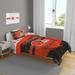 Cleveland Browns Slanted Stripe 4-Piece Twin Bed Set