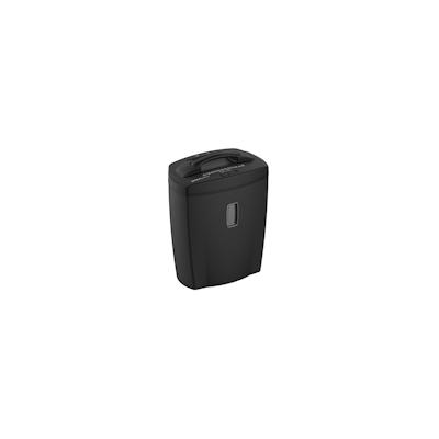 GENIE 580 Aktenvernichter 10 Blatt Partikelschnitt und CD Vernichtung schwarz Image