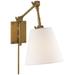 Visual Comfort Signature Collection Suzanne Kasler Graves Wall Swing Lamp - SK 2115HAB-L