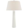 Visual Comfort Signature Collection E. F. Chapman Fluted Spire 31 Inch Table Lamp - CHA 8906WHT-L