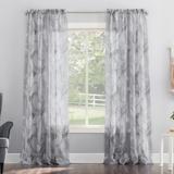 No. 918 Cristo Crushed Voile Sheer Rod Pocket Curtain Panel, Single Panel