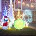 Kayannuo Christmas Decorations Back to School Clearance Christmas Inflatable Glowing Decoration Ball For Holiday Yard Porch Pool Tree Decoration Indoor Outdoor Home Decor