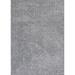 HomeRoots 3'x5' Grey Heather Shag Rug - 3' x 5' Oval