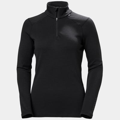 Helly Hansen Damen Lifa Merino Midweight Langarm-shirt Mit Halbreißverschluss XL