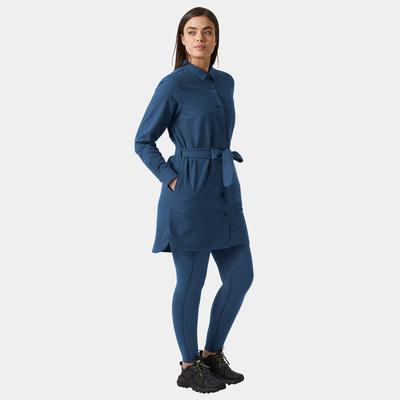 Helly Hansen Damen Shirt-kleid Aus Bioflanellstoff XS