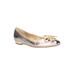 Women's Edie Flat by J. Renee in Taupe Gold (Size 9 M)