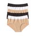 Plus Size Women's Cotton 3-Pack Color Block Full-Cut Brief by Comfort Choice in Basic Assorted (Size 11) Underwear