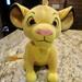 Disney Toys | Disney Lion King Simba Plush Stuffed Animal Plush | Color: Black/Yellow | Size: 11"